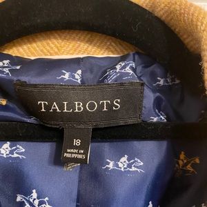 Boiled Wool Talbots Mustard Blazer